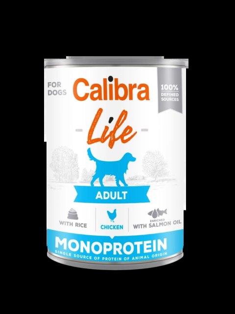 Calibra Dog Life Adult Chicken With Rice Karma Dla Psa 400g