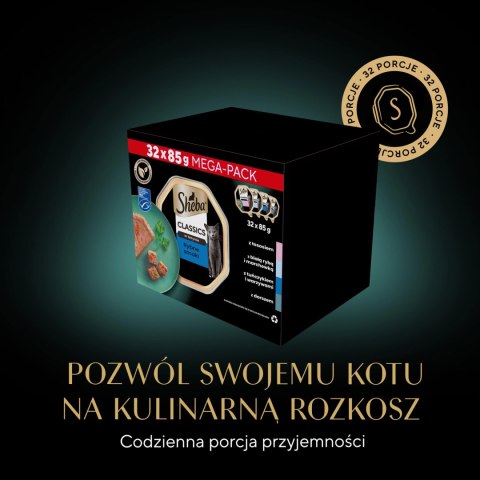 SHEBA® Classics Rybne Smaki 32x85g