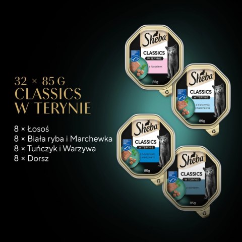 SHEBA® Classics Rybne Smaki 32x85g