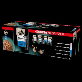 Sheba Sauce Collection Karma Dla Kota Rybne Smaki 40x85g