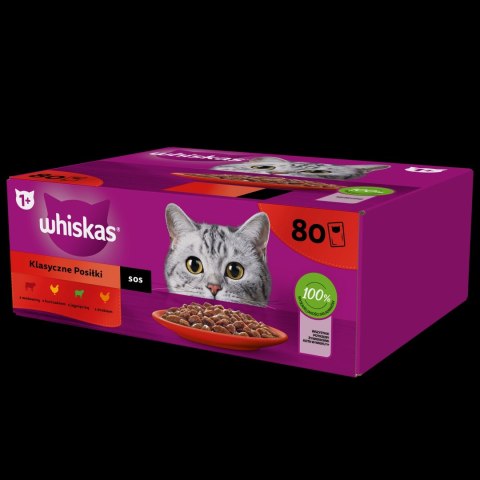 Whiskas Adult Saszetki Klasyczne Posiłki - Mokra Karma