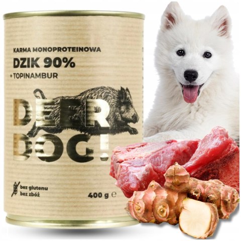 Deer Dog Dzik z topinamburem 400g puszka