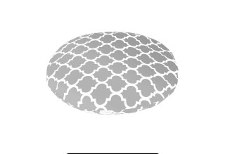 RECOBED Sofa Filcowa Z Poduszką Caribbean 55x56x20cm