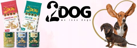 SUCHA KARMA DLA PSA 2Dog JELEŃ 12kg ZIMNOTŁOCZONA HIPOALERGICZNA BEZ GLUTEN