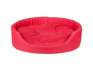 AMIPLAY Legowisko Owalne Basic Czerwone M