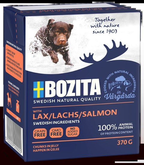 BOZITA Dog Łosoś W Galarecie 370g