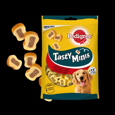 Pedigree Tasty Bites Chewy Slice Przysmak Dla Dorosłych Psów Z Wołowiną 155g