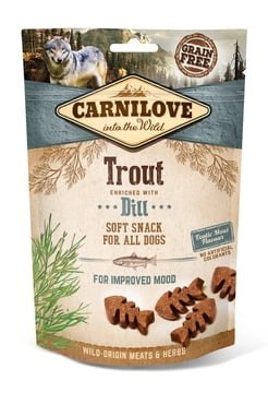 Carnilove Semi-Moist Snack Pstrąg I Koperek Dla Psów 200g