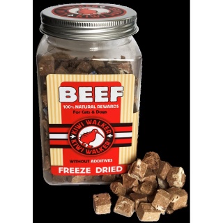 Kiwi Walker Snacks Beef 40g - 100% wołowina, liofilizowane, naturalne przysmaki dla psa i kota
