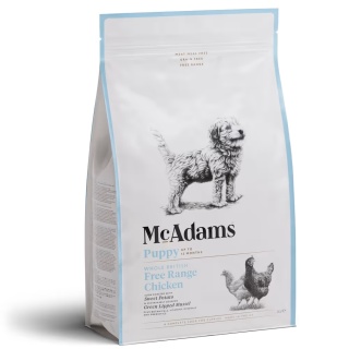 2 kg McAdams Puppy Free Range Chicken - wypiekana karma dla szczeniaka, kurczak z wolnego wybiegu