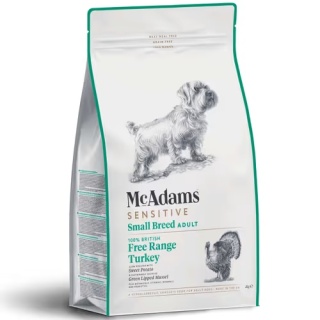 5 kg McAdams Sensitive Small Breed Free Range Turkey - wypiekana karma z indykiem dla psów małych ras