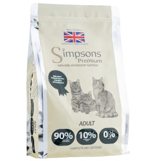 1,5 kg Simpsons Premium Cat Adult 90/10 Mixed Meat & Fish - karma dla kotów, drób i ryby