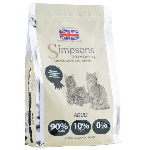 6 kg Simpsons Premium Cat Adult 90/10 Mixed Meat & Fish - karma dla kotów, drób i ryby
