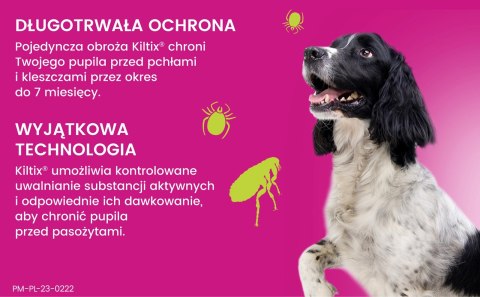 Bayer Kiltix Obroża Na Kleszcze I Pchły Dla Psa 53cm