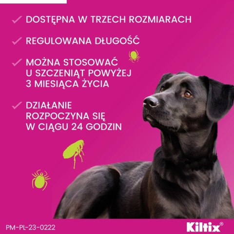 Bayer Kiltix Obroża Na Kleszcze I Pchły Dla Psa 70cm