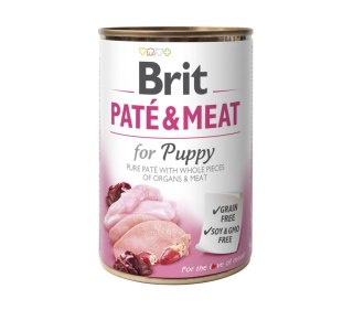 Brit Pate & Meat Puppy Kurczak Z Indykiem 400g