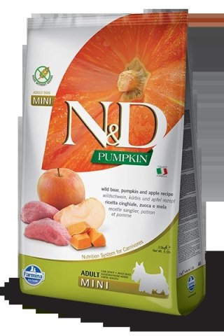 Farmina N&D Pumpkin Grain Free Canine Adult Mini Boar&Apple 800g