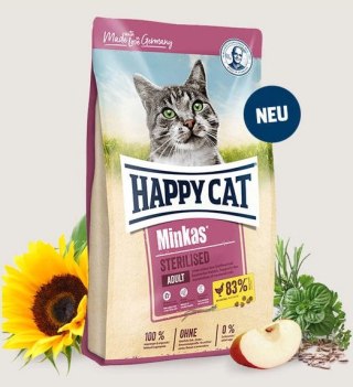 Happy Cat Minkas Sterilised Geflügel Z Drobiem 10kg
