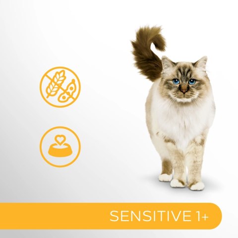 PERFECT FIT Sensitive 1+ Z Indykiem 750g