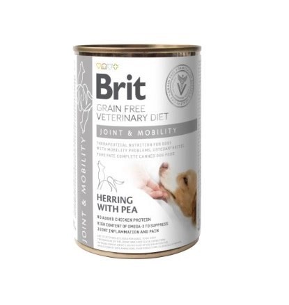 Brit Green Free Veterinary Diet Dog Joint & Mobility Śledź Z Groszkiem 400g