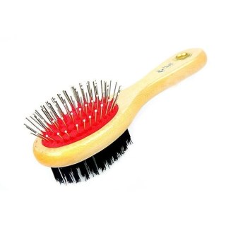 Dingo Dwustronna Szczotka Drewniana Rozmiar L