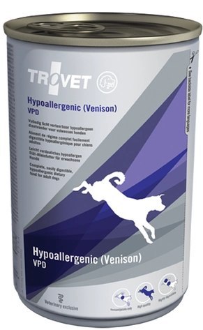 TROVET VPD Hypoallergenic Venison Dla Psa Puszka 400g
