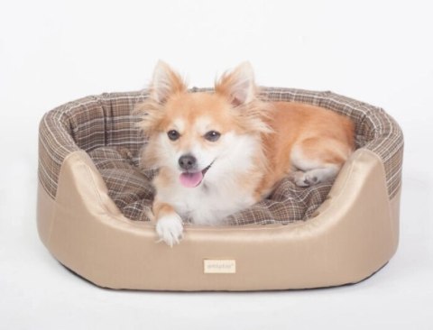 AMIPLAY Legowisko Elipsa Venus Srebrne L