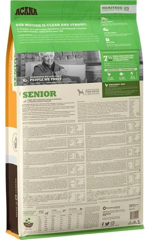 Acana Heritage Senior Dog 11,4kg