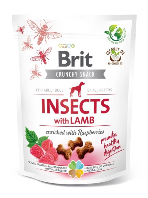 Brit Care Dog Crunchy Cracker Insects Rich In Lamb 200g