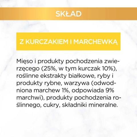 Purina Gourmet Gold Savoury Cake z kurczakiem i marchewką 85g